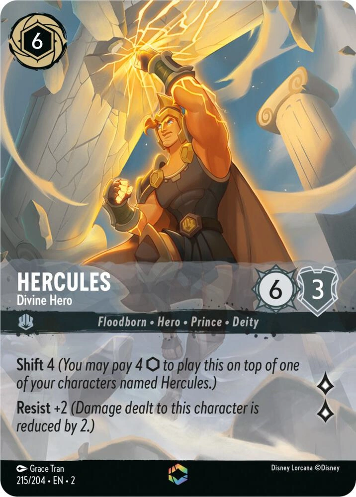 Hercules - Divine Hero (Enchanted) Holofoil