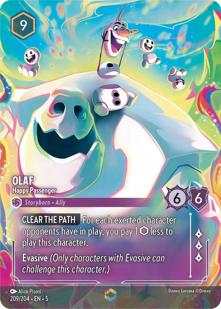 Olaf - Happy Passenger (Enchanted) Holofoil