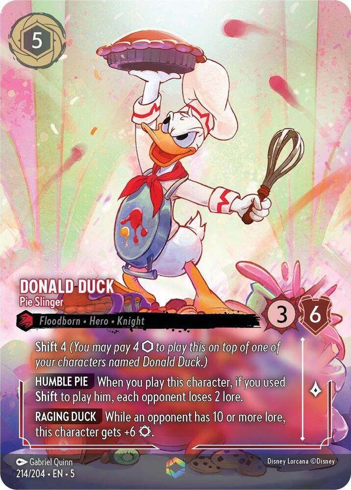 Donald Duck - Pie Slinger (Enchanted) Holofoil
