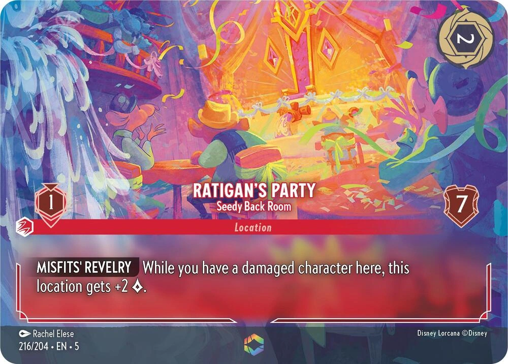Ratigan's Party - Seedy Back Room (Enchanted) Holofoil