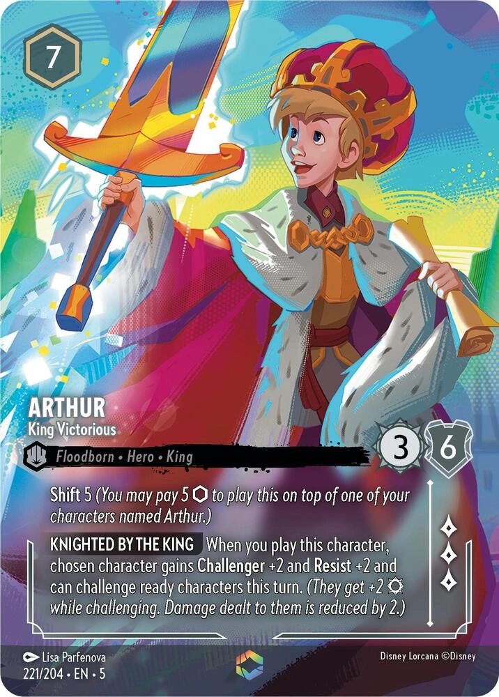 Arthur - King Victorious (Enchanted) Holofoil