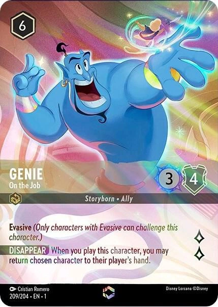 Genie - On the Job (Enchanted) Holofoil