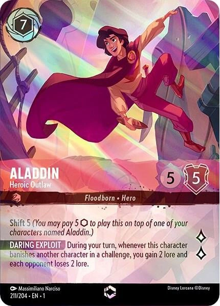 Aladdin - Heroic Outlaw (Enchanted) Holofoil