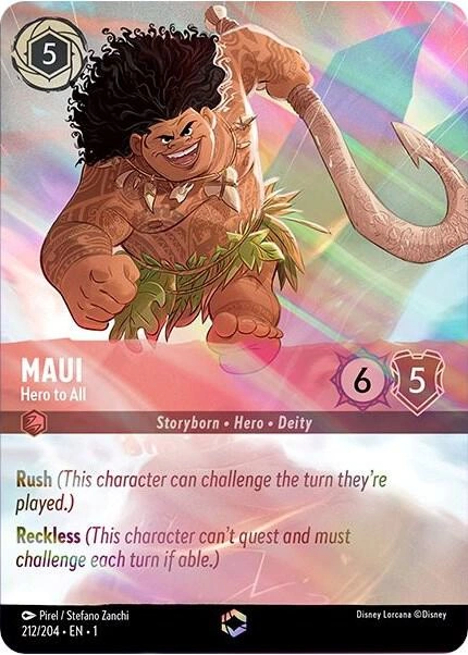 Maui - Hero to All (Enchanted) Holofoil