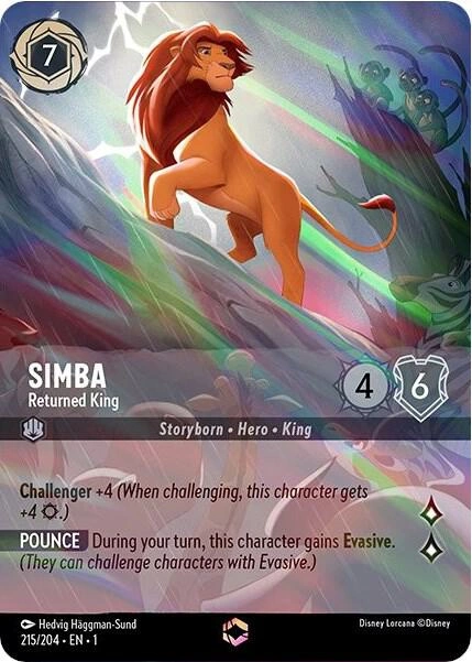 Simba - Returned King (Enchanted) Holofoil