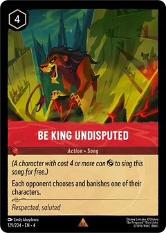 Be King Undisputed 129/204