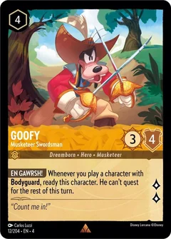 Goofy - Musketeer Swordsman 12/204