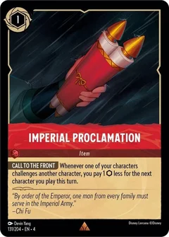 Imperial Proclamation 131/204