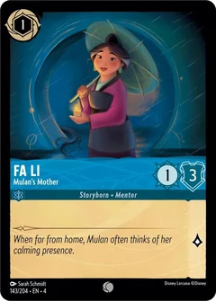 Fa Li - Mulan's Mother 143/204