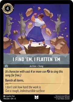 I Find 'Em, I Flatten 'Em 196/204