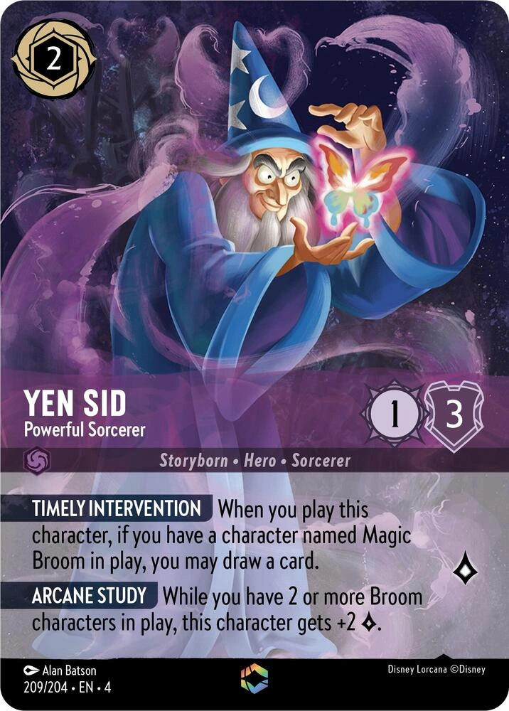 Yen Sid - Powerful Sorcerer (Enchanted) Holofoil