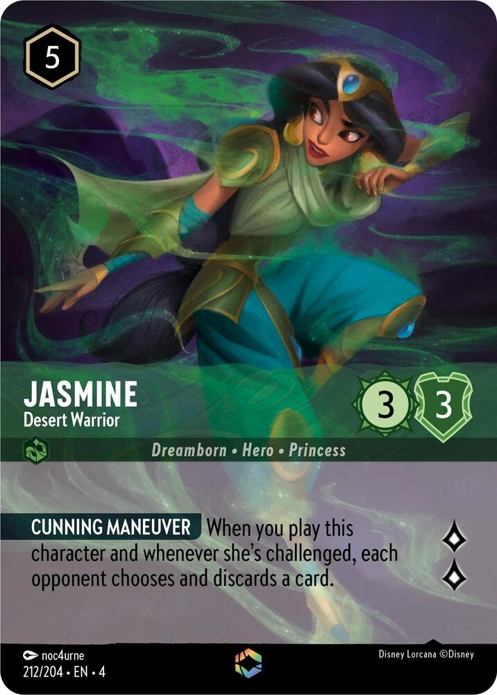 Jasmine - Desert Warrior (Enchanted) Holofoil