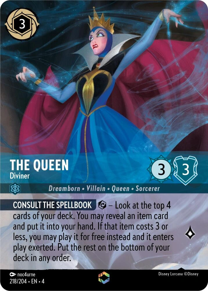 The Queen - Diviner (Enchanted) Holofoil