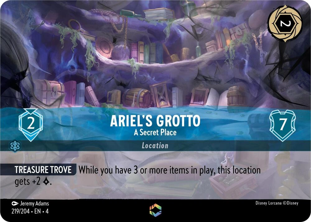 Ariel's Grotto - A Secret Place (Enchanted) Holofoil
