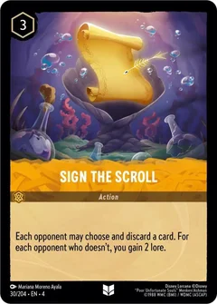 Sign the Scroll 30/204