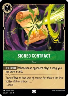 Signed Contract 99/204