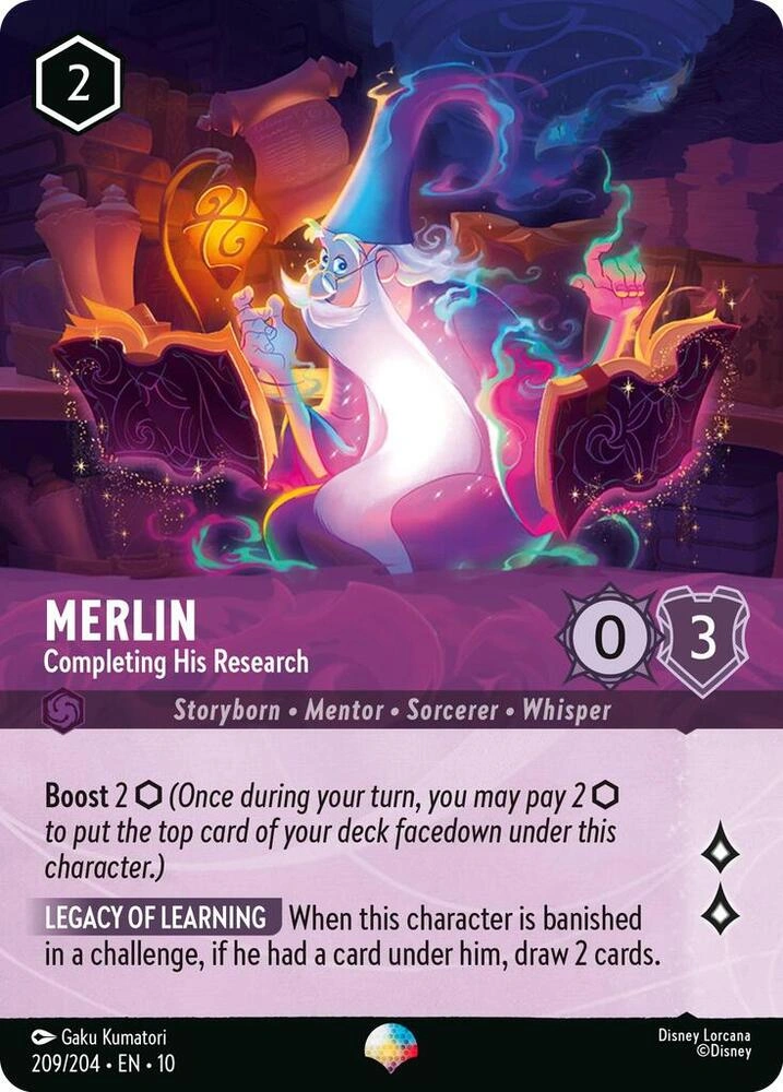 Merlin - Completing His Research (Epic) Holofoil
