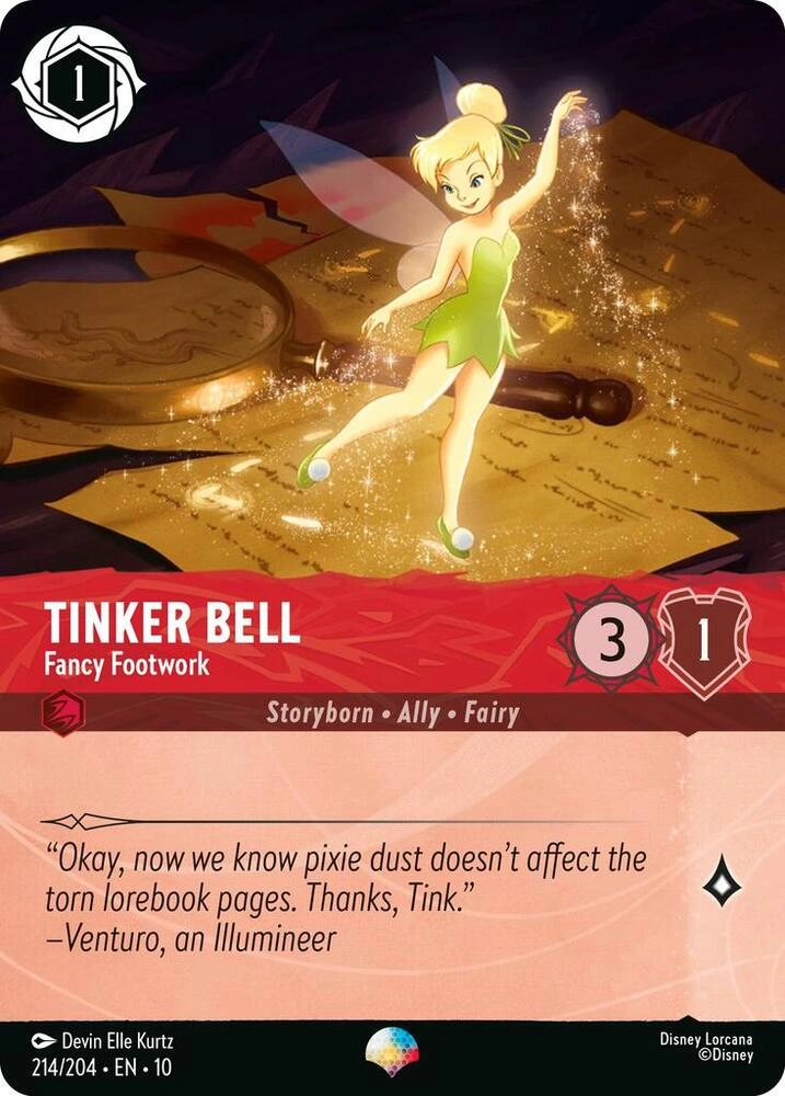 Tinker Bell - Fancy Footwork (Epic) Holofoil
