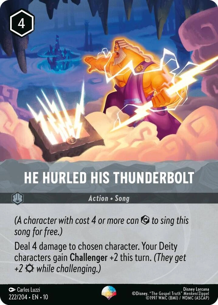 He Hurled His Thunderbolt (Epic) Holofoil