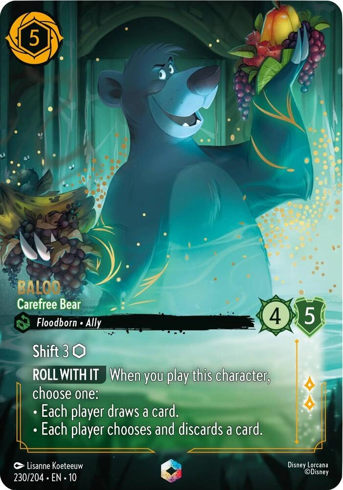 Baloo - Carefree Bear (Enchanted) Holofoil