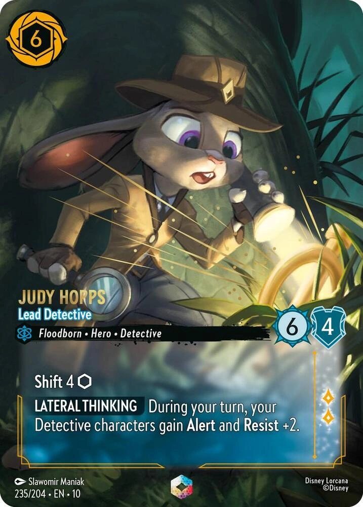Judy Hopps - Lead Detective (Enchanted) Holofoil