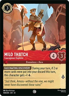 Milo Thatch - Courageous Explorer 108/204