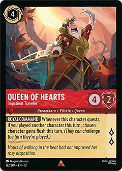 Queen of Hearts - Impatient Traveler 122/204