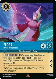 Flora - Strong-Willed Fairy (Foil) 141/204
