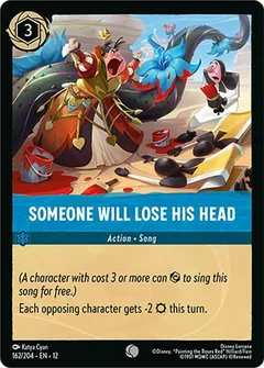 Someone Will Lose His Head 162/204