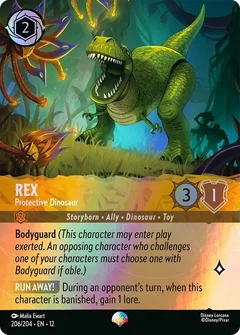 Rex - Protective Dinosaur (Epic) Holofoil 206/204