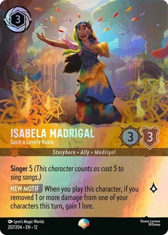 Isabela Madrigal - Such a Lovely Voice (Epic) Holofoil 207/204