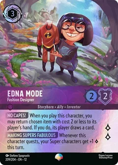 Edna Mode - Fashion Designer (Epic) Holofoil 209/204