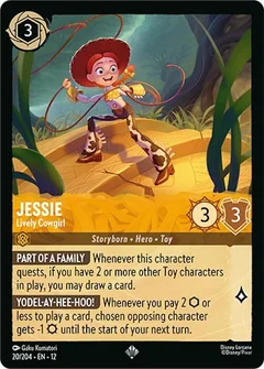 Jessie - Lively Cowgirl Holofoil 20/204