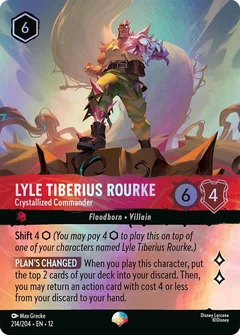 Lyle Tiberius Rourke - Crystallized Commander (Epic) Holofoil 214/204