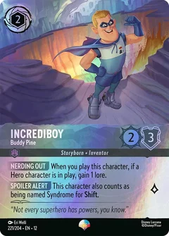 Incrediboy - Buddy Pine (Epic) Holofoil 221/204