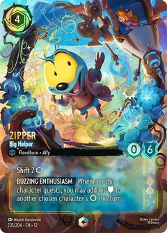 Zipper - Big Helper (Enchanted) Holofoil 235/204