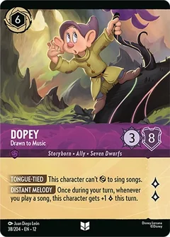 Dopey - Drawn to Music (Foil) 38/204
