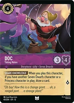 Doc - Taking Notes (Foil) 40/204