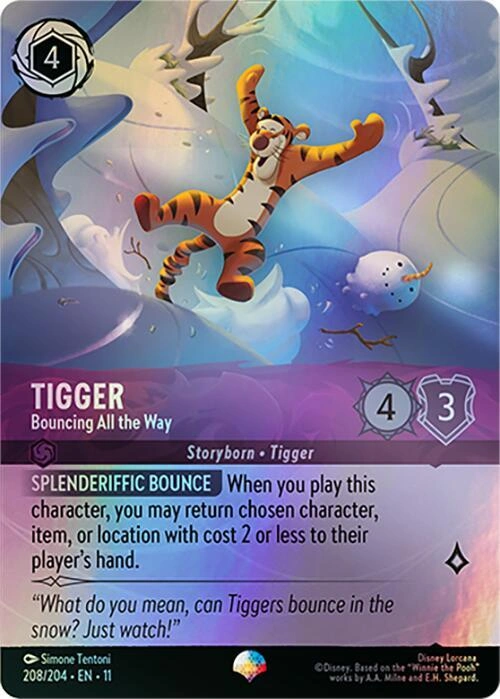 Tigger - Bouncing All the Way (Epic) Holofoil