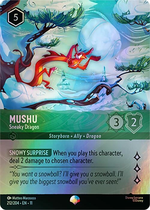 Mushu - Sneaky Dragon (Epic) Holofoil