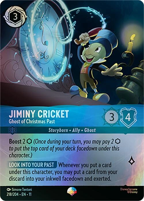 Jiminy Cricket - Ghost of Christmas Past (Epic) Holofoil