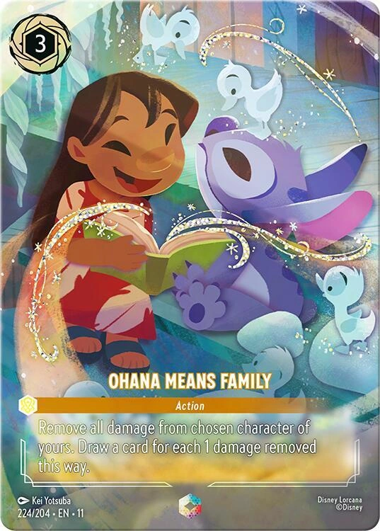 Ohana Means Family (Enchanted) Holofoil