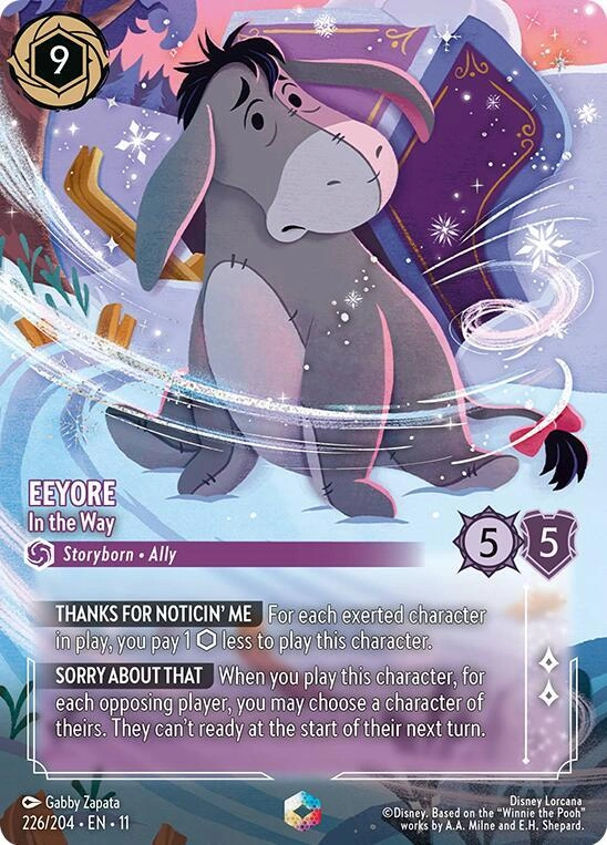 Eeyore - In the Way (Enchanted) Holofoil