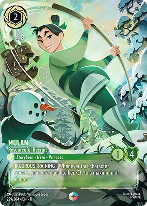 Mulan - Resourceful Recruit (Enchanted) Holofoil