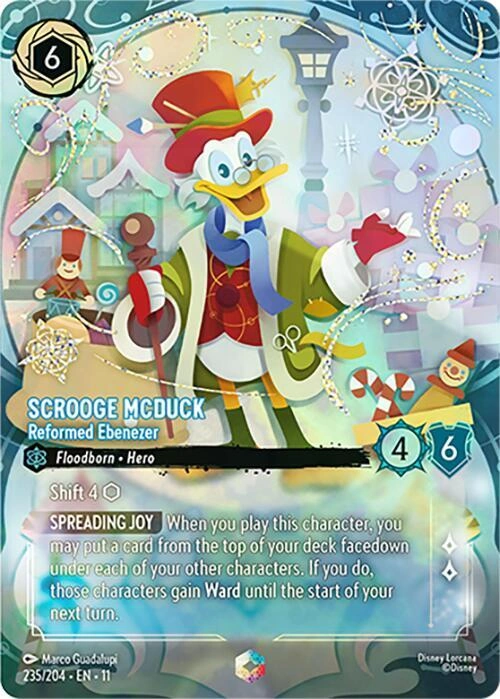 Scrooge McDuck - Reformed Ebenezer (Enchanted) Holofoil