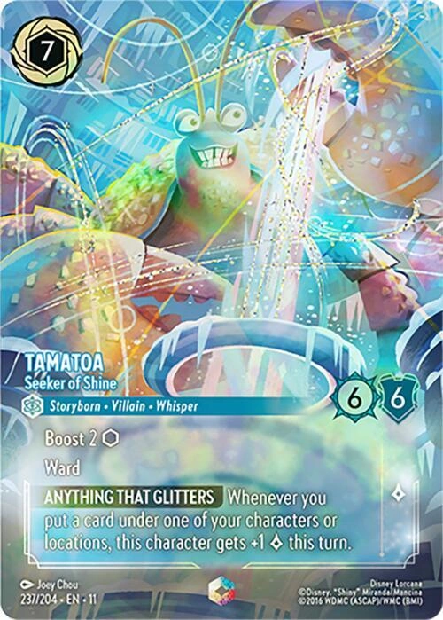 Tamatoa - Seeker of Shine (Enchanted) Holofoil