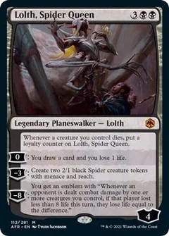 Lolth, Spider Queen Foil 112