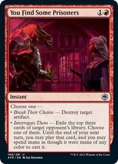 You Find Some Prisoners 169