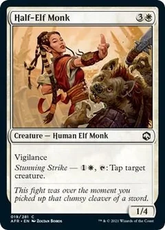 Half-Elf Monk Foil 19