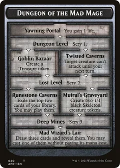 Dungeon of the Mad Mage // Tomb of Annihilation Double-Sided Token 20 // 22